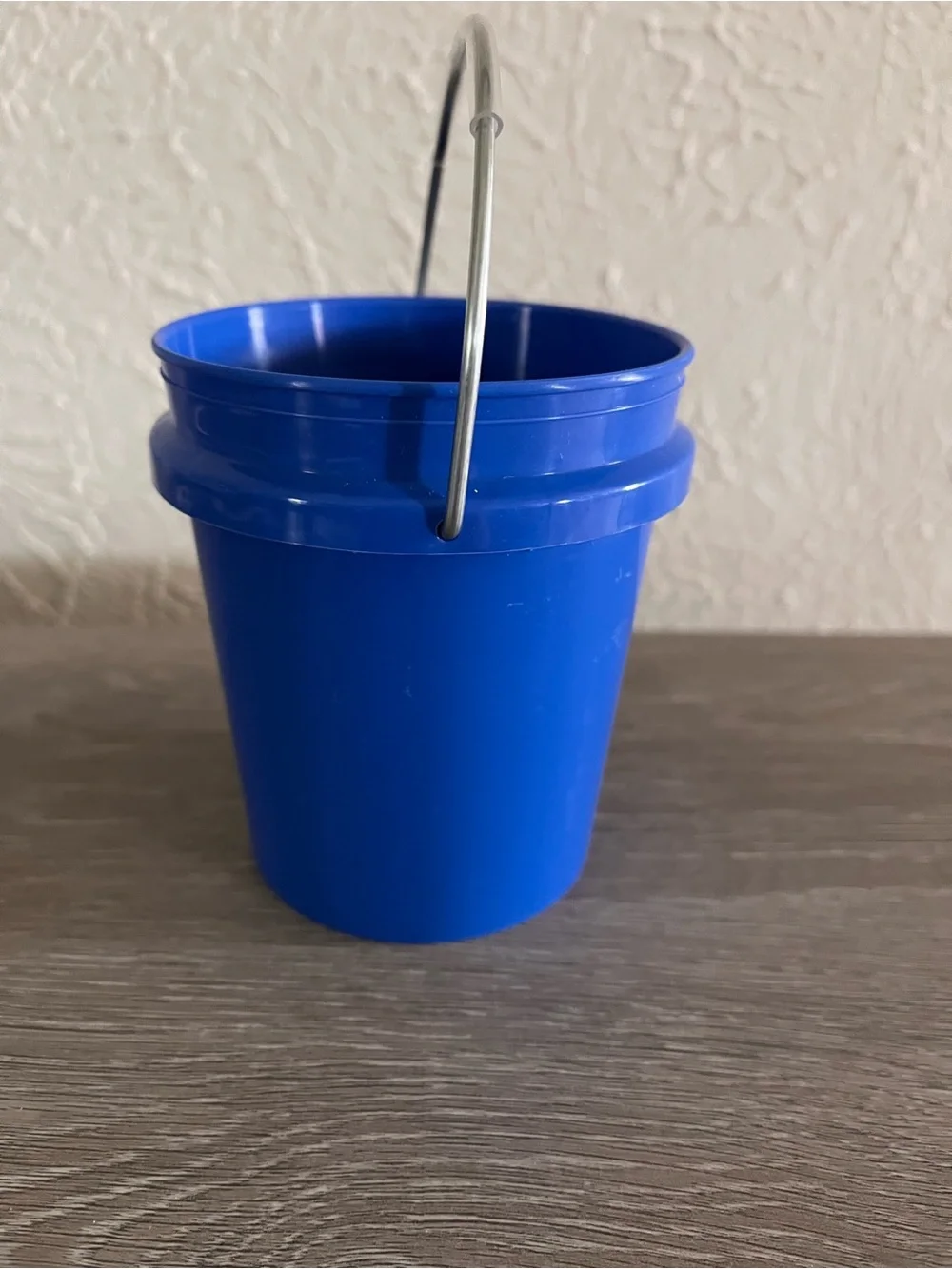Blue Plastic Storage Bucket with Handle - Multipurpose Organizer